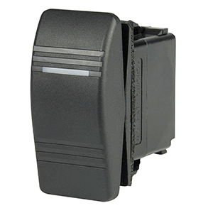 Bep Contura Switch Dpdt Black On/off/(on) 1 Amber Led