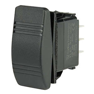 Bep Contura Switch Dpdt Black (on)/off/(on)