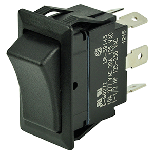 Bep Rocker Switch 25a Dpdt On/off/on 12v/24v