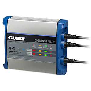 Guest On-board Battery Charger 8a 12v 2 Bank 120v