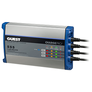 Guest On-board Battery Charger 15a 12v 3 Bank 120v