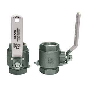 Groco 1 1/2" Npt Stainless Steel In-line Ball Valve