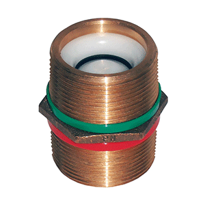 Groco Pnc Bronze Pipe Nipple With Check Valve 1 1/2"