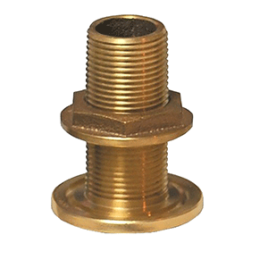 Groco 3/4" Bronze Thru-hull Fitting With Nut