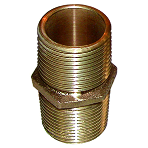 Groco Bronze Pipe Nipple 4" Npt