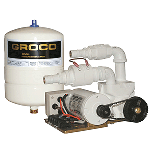 Groco Paragon Junior 24v Water Pressure System W/1 Gal Tank