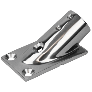 Sea Dog Rail Base Fitting Rectangular Base 30 Degree
