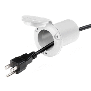 Guest Ac Universal Plug Holder White