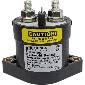 Blue Sea 7765 L-series Solenoid Switch 150a 12/24v Dc