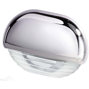Hella Easy Fit Step Lamp White Chrome Cap