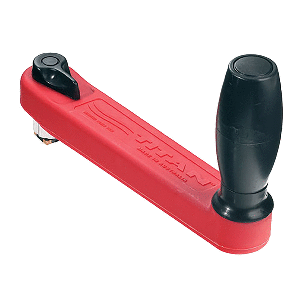 Lewmar Red Titan Locking Winch Handle 8"