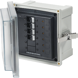 Blue Sea 3134 Sms Panel Enclosure 12/24vdc 4cb