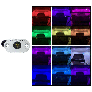 Black Oak Marine Accent Light  Rgb Led White