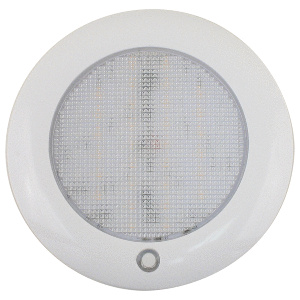 Scandvik Slim 5" Dome Light  Warm White/blue 10-30v