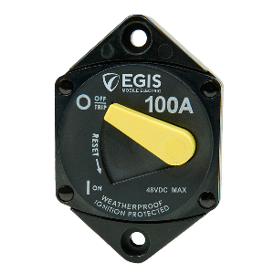 Egis 100a Panel Mount 87  Series Circuit Breaker