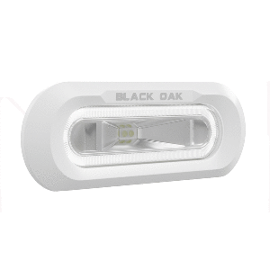 Black Oak Low Pro Flush White White Led