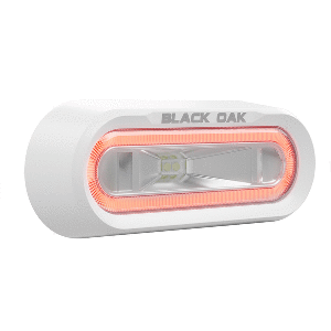Black Oak Low Pro Bracket White - Red Led