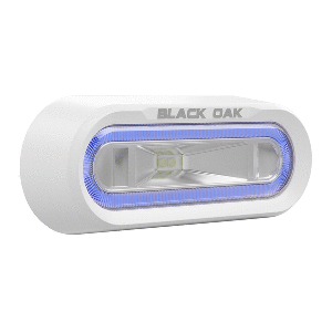 Black Oak Low Pro Bracket White - Blue Led