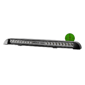 Black Oak Low Pro Light Bar Black Housing 850 Mm Spot