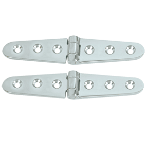 Whitecap Strap Hinge 6"l X 1-1/8"w Cp/brass Pair