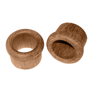 Whitecap Teak Finger Pull 1" Barrel 2 Pk