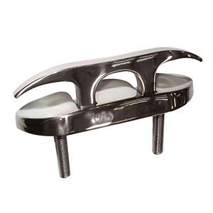 Whitecap 4 1/2" Folding Cleat Stainless Steel Studded