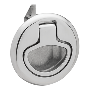 Whitecap Slam Latch Stainless Steel Non Locking Ring Pull