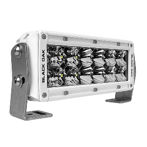Black Oak 6" Double Row 5w Combo White