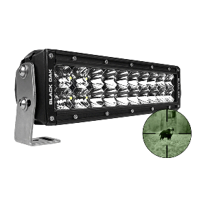 Black Oak 10" Infrared Double Row 940nm Black