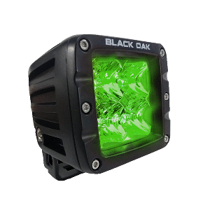 Black Oak 2" Hog Hunting Green Led Pod Light