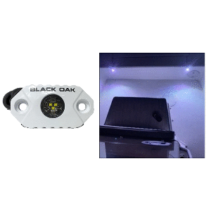 Black Oak Marine Accent Light Led White Housing