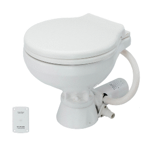 Johnson Pump Standard Electric Compact Macerator Style Toilet