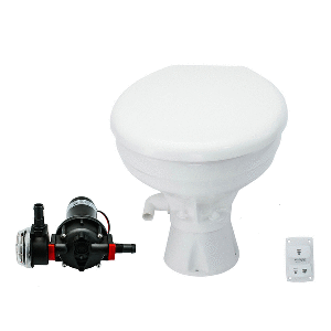 Johnson Pump Aqua Toilet  Silent Electric Comfort 24v