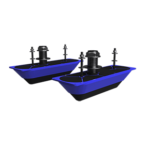 Navico Structurescan 3d  Stainless Steel Thru Hull Pair