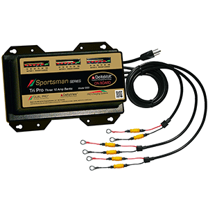 Dual Pro Sportsman Series 30a 3 Bank Battery Charger