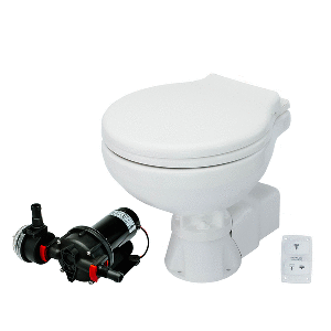 Johnson Pump Aquat Toilet  Silent Electric Compact 12v