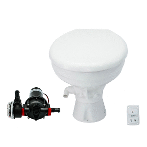 Johnson Pump Aquat Toilet Silent Electric Comfort 12v