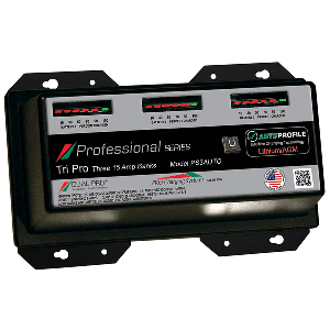 Dual Pro Ps3 Auto 15a 3 Bank Lithium/agm Battery Charger