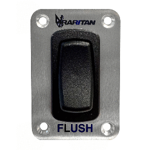 Raritan Momentary Flush Switch W/ Stainless Steel Faceplate
