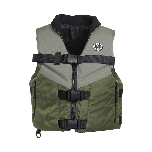 Mustang Accel High Speed Foam Vest Med Green-grey