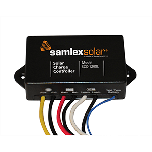 Samlex Scc-1208l 12v 8 Amps Solar Charge Controller