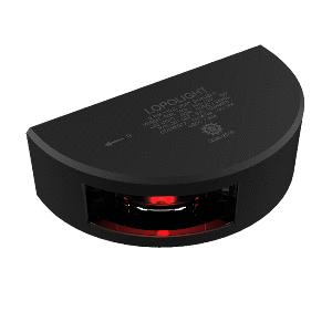 Lopolight Red Port Sidelight 2nm 6m Cable Black Housing